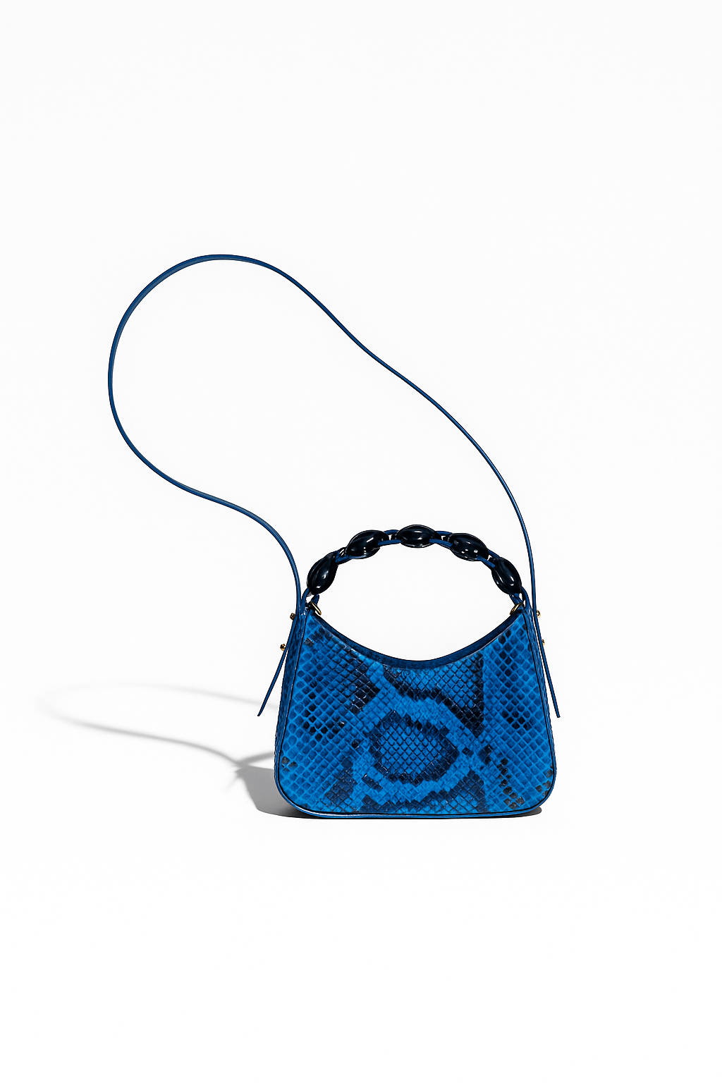 
                  
                    All That Bag - Royal Blue Python
                  
                