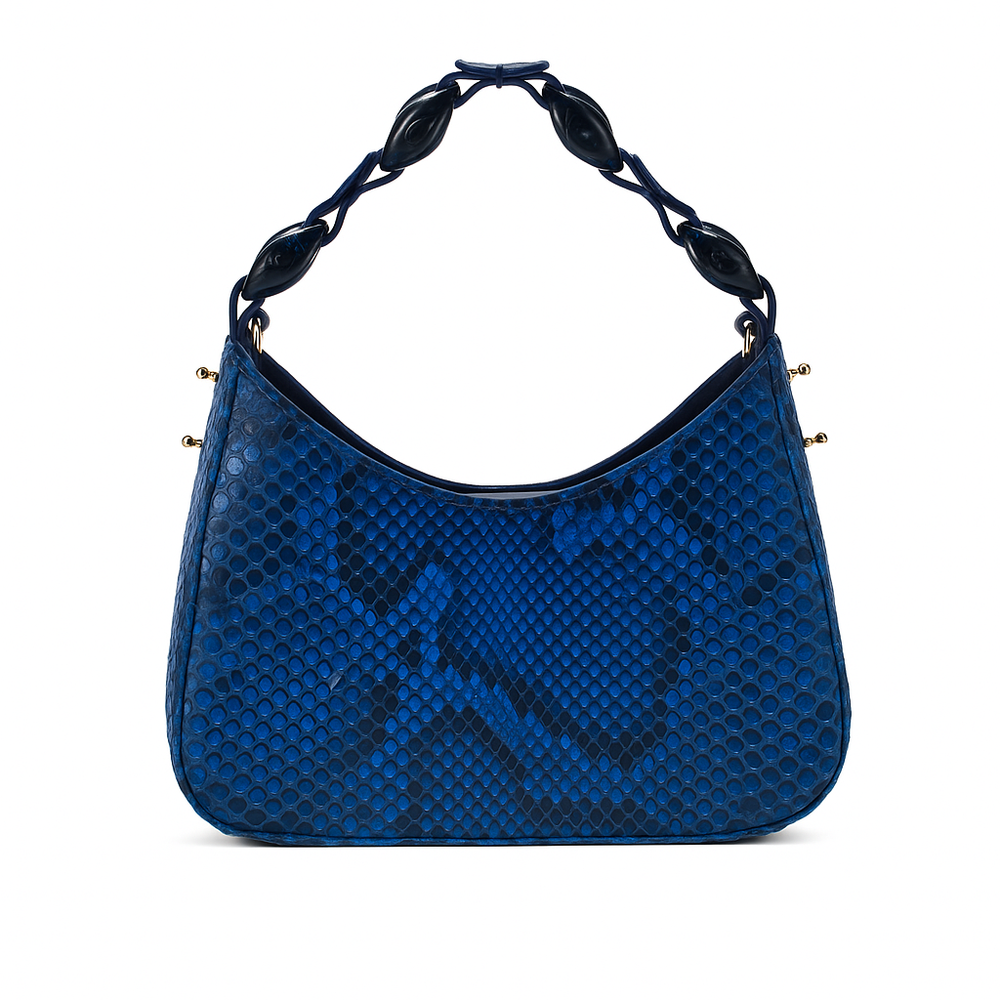 
                  
                    All That Bag - Royal Blue Python
                  
                