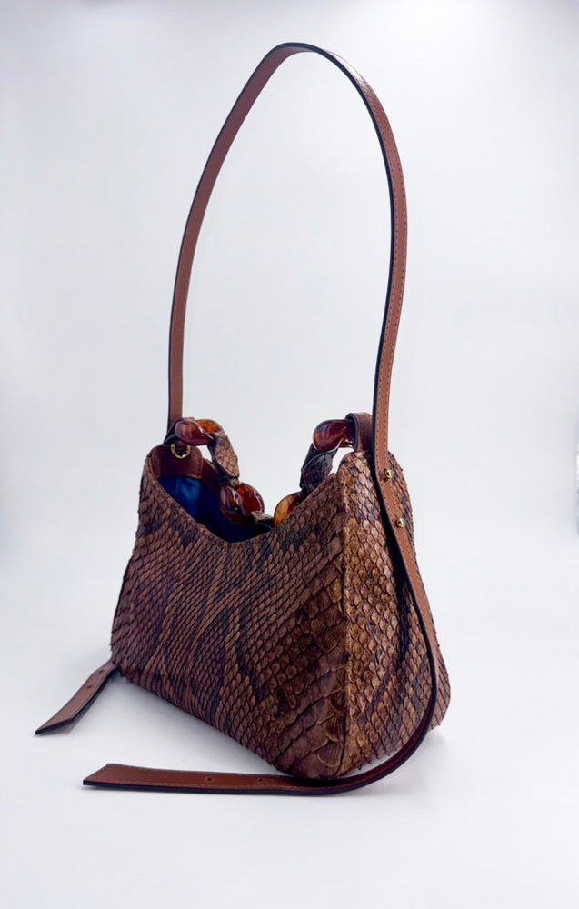 
                  
                    All That Bag - Chocolate Brown Python
                  
                