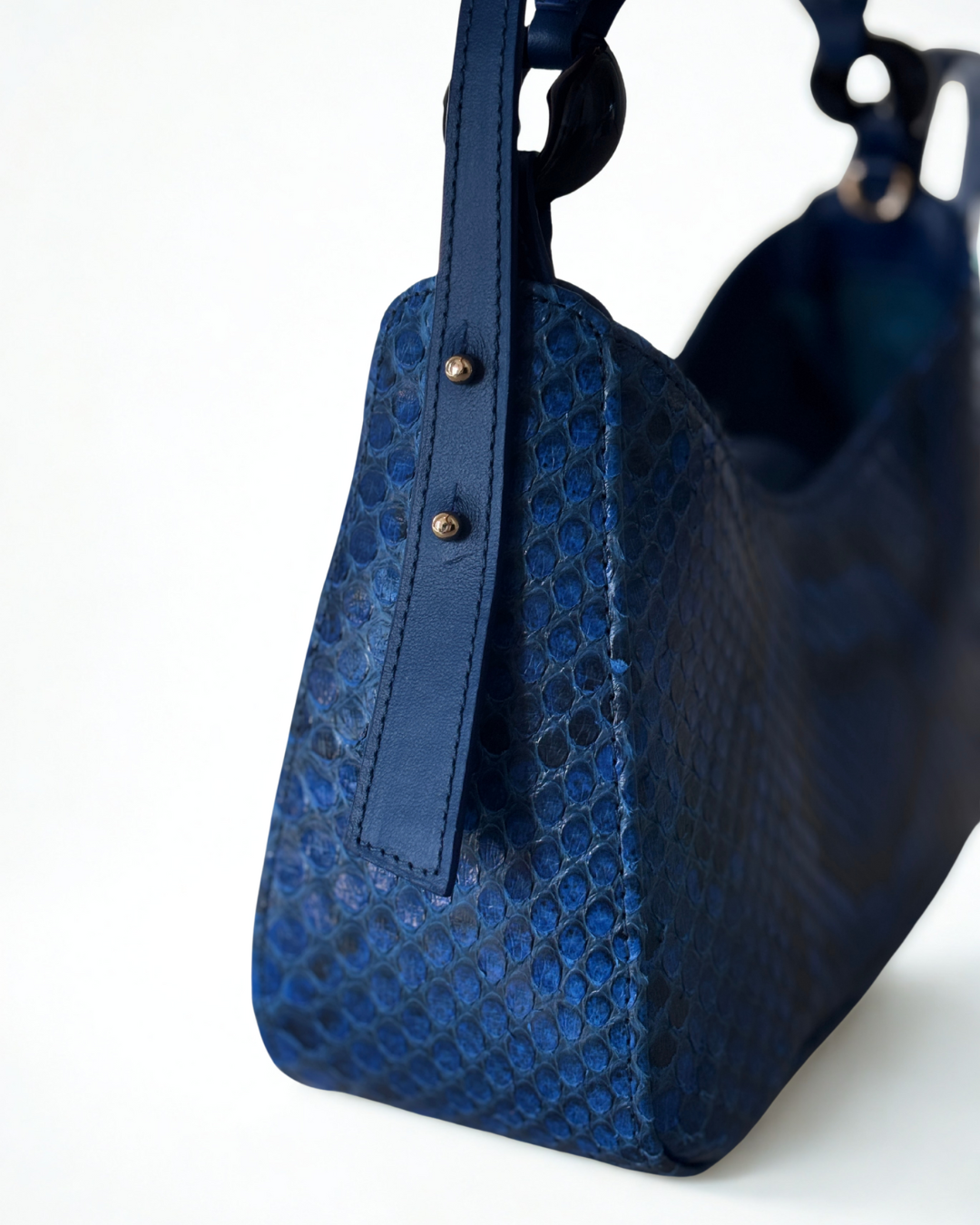 
                  
                    All That Bag - Royal Blue Python
                  
                