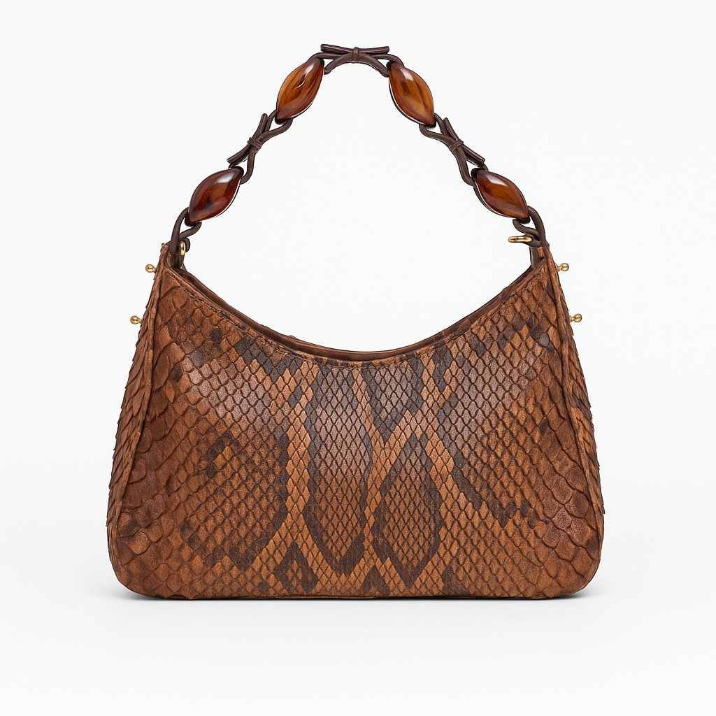
                  
                    All That Bag - Chocolate Brown Python
                  
                