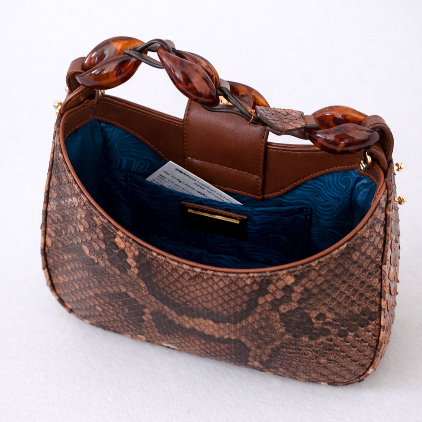 
                  
                    All That Bag - Chocolate Brown Python
                  
                