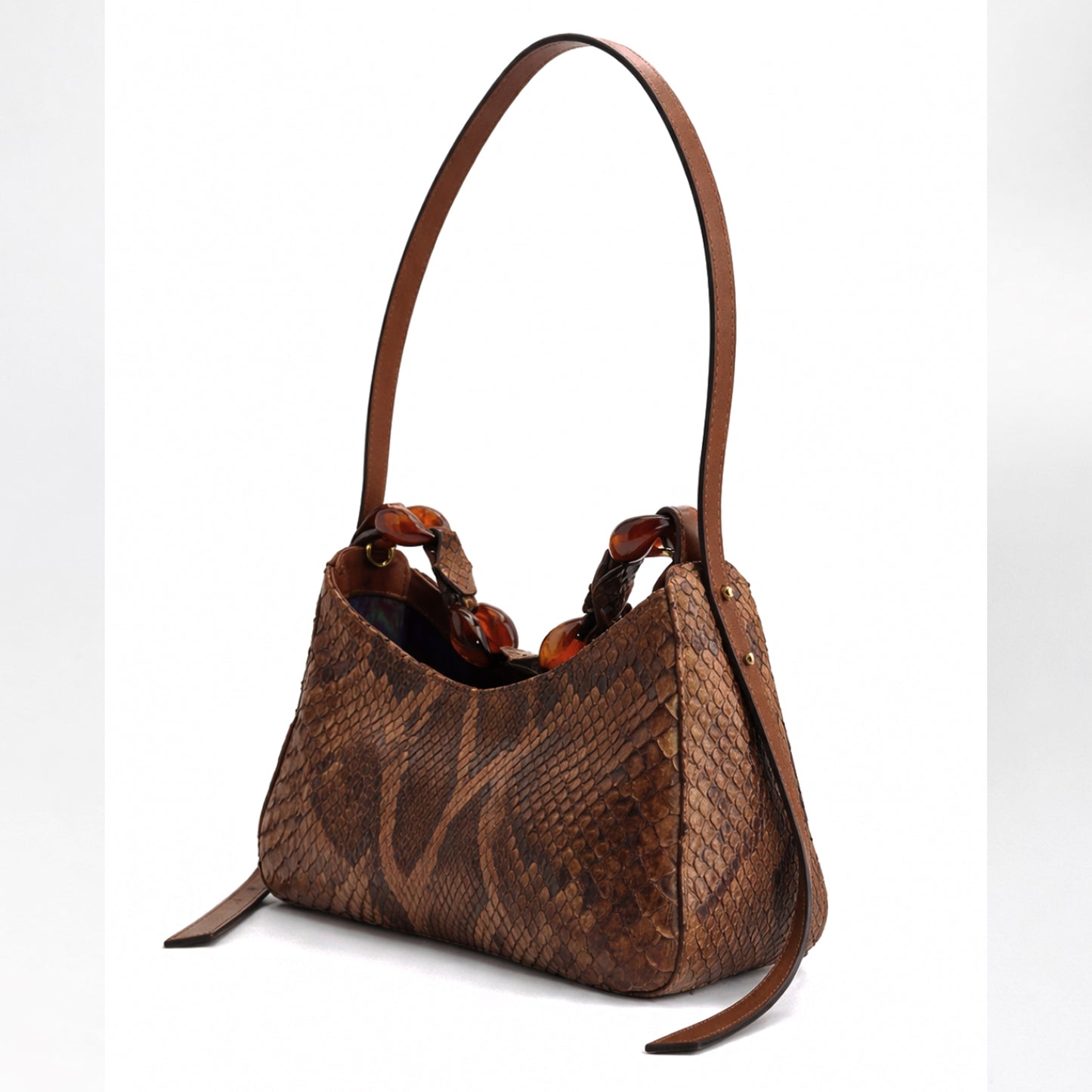 
                  
                    All That Bag - Chocolate Brown Python
                  
                