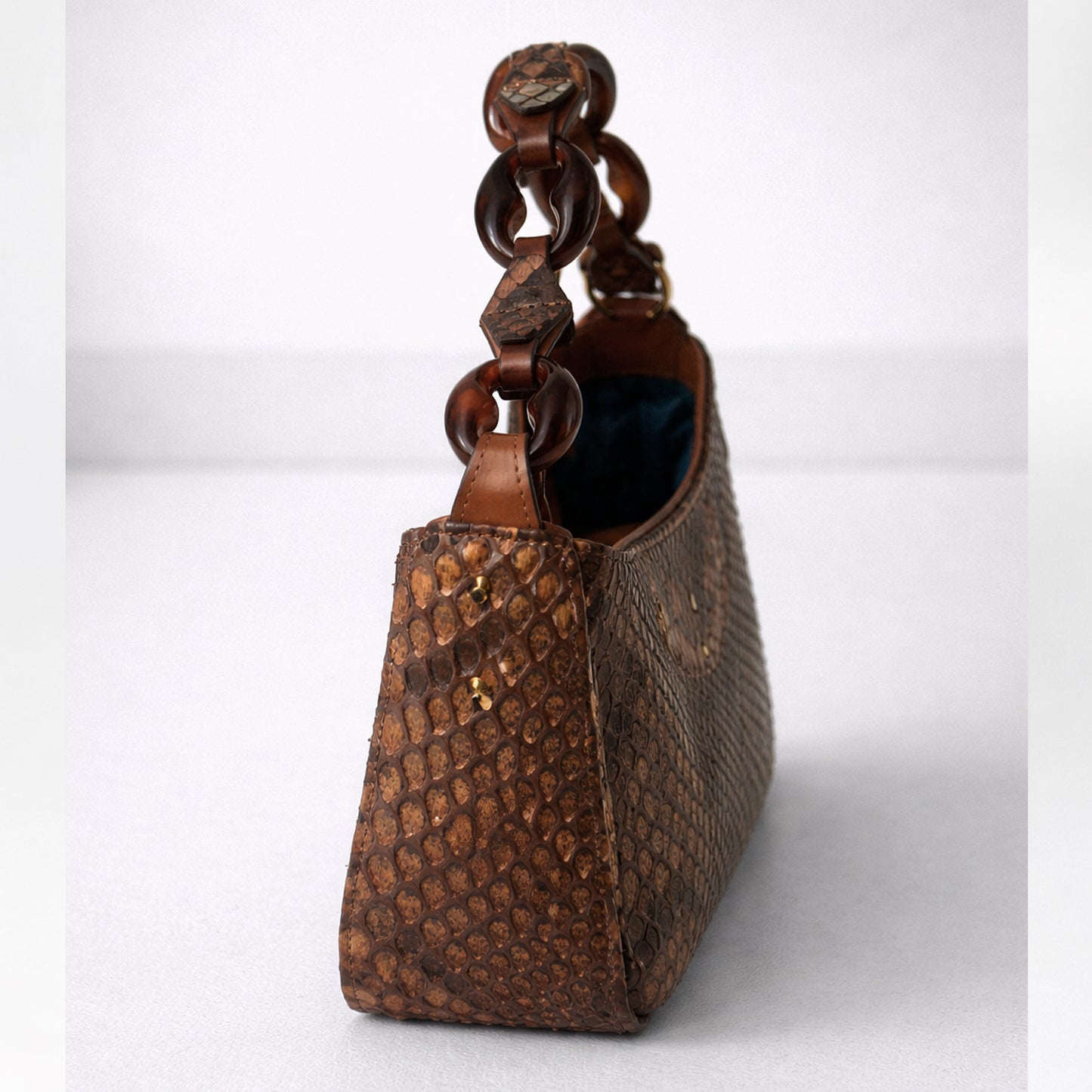 
                  
                    All That Bag - Chocolate Brown Python
                  
                