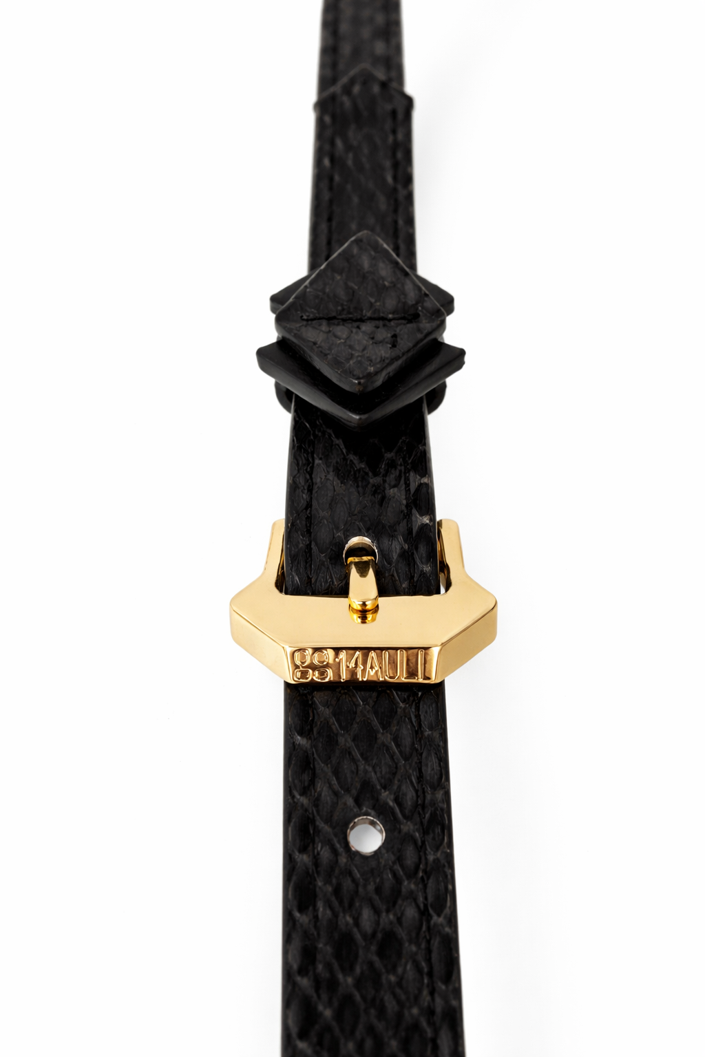 
                  
                    GG Rebel Belt - Black Tuxedo Python
                  
                