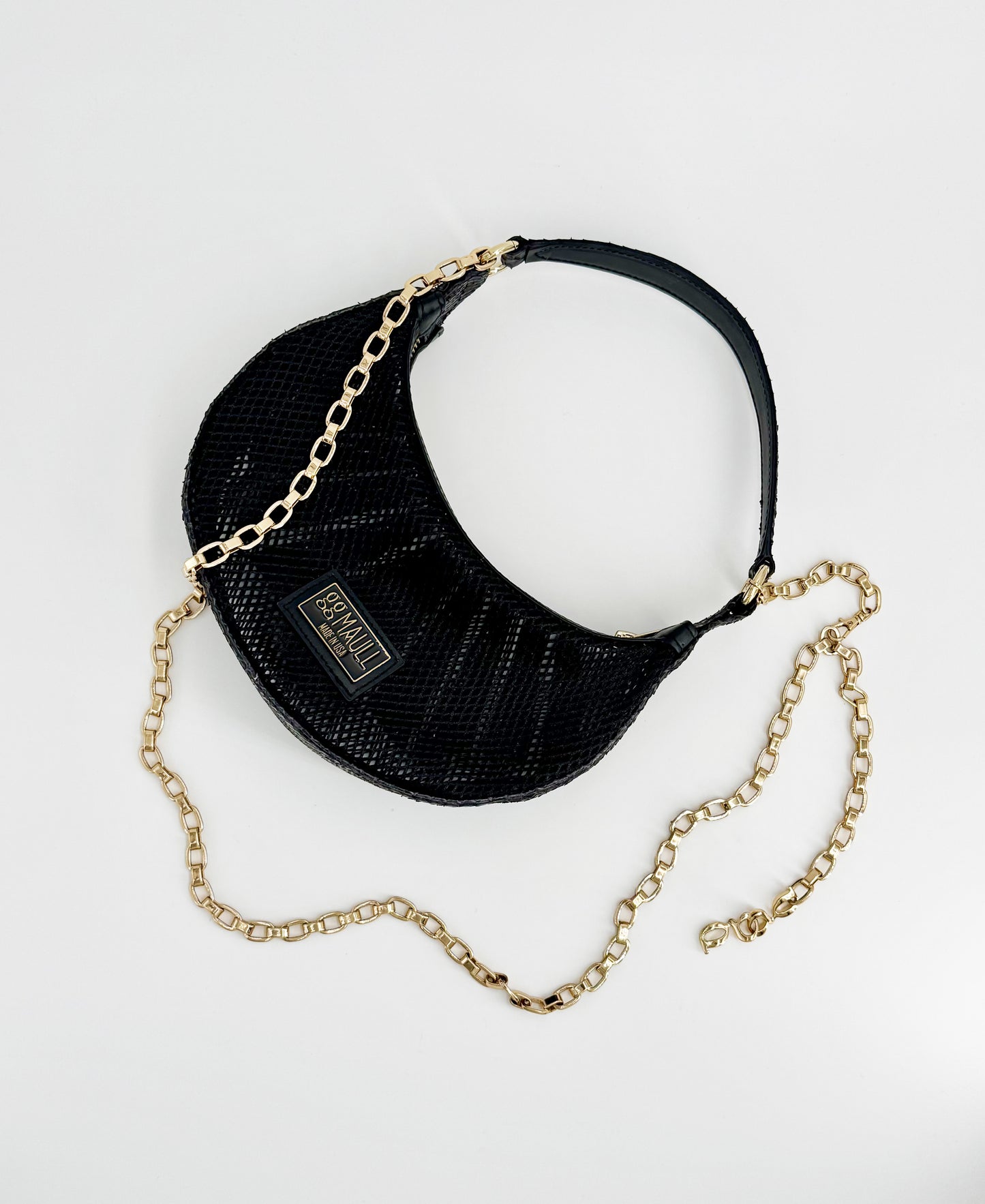 
                  
                    Sunshine Bag - Black Tuxedo Python
                  
                