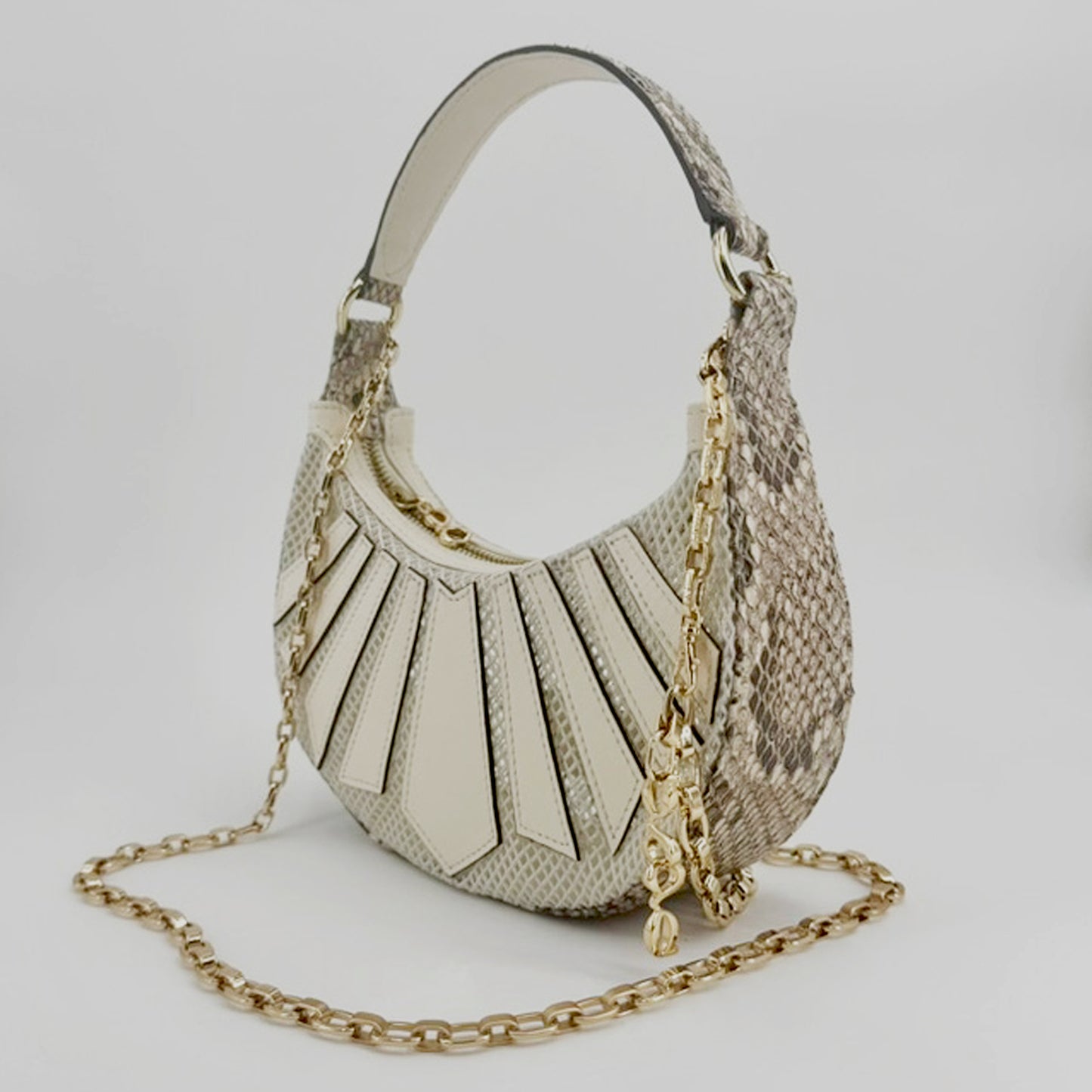 
                  
                    Sunshine Bag - Ivory Python
                  
                